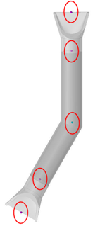 Vertical pipe culvert diagrams with shot locations indicated.