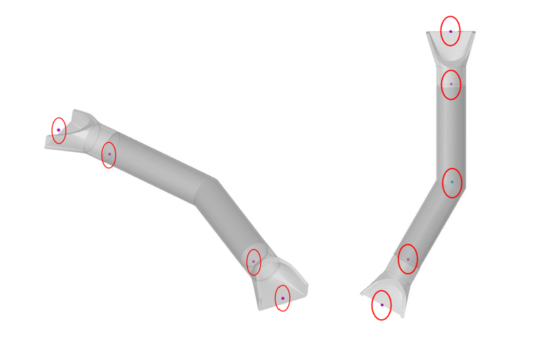 Top and side‑view pipe culvert diagrams with dirt‑profile shot locations marked.