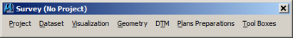 Survey toolbar displayed.