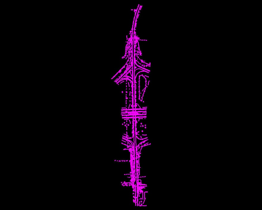 Survey elements displayed in the highlight color after being added to the Selection Set.