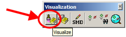 Visualization toolbar with the Visualize tool highlighted.