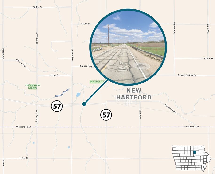 Map of project area as described in text.