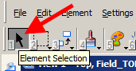 Element Selection tool icon highlighted.