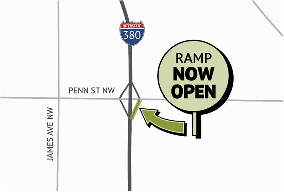 Penn Street Ramp location map