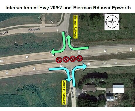 U.S. 20/U.S. 52 and Bierman Road