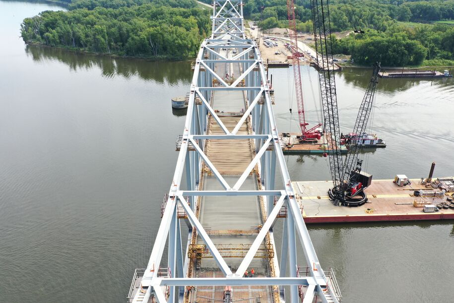 Lansing Bridge deck