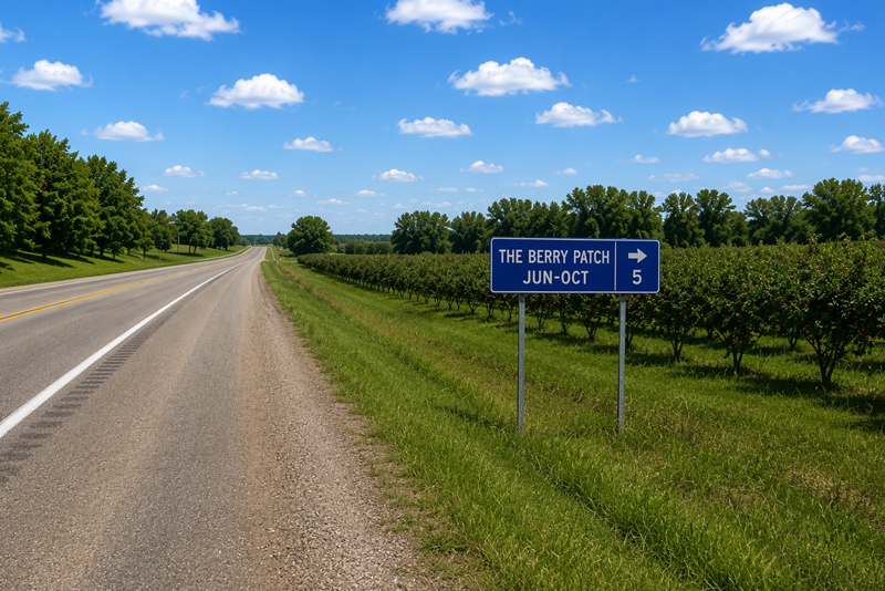 TODS Sign in rural Iowa