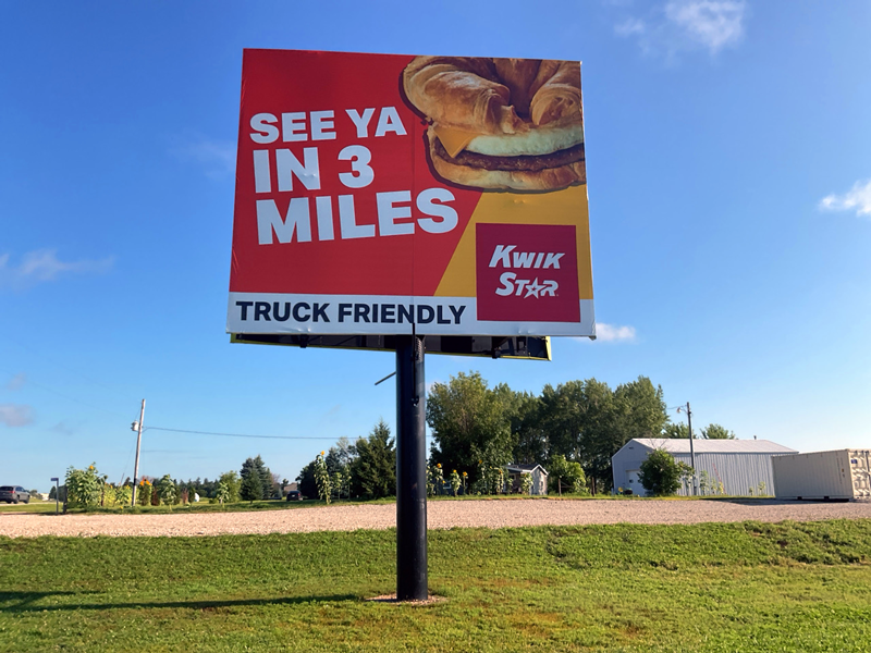 Billboard sign