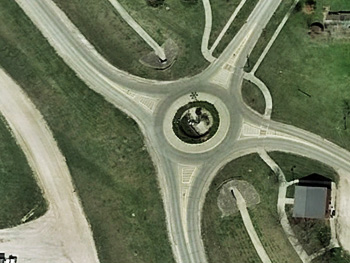 Roundabout in Oskaloosa